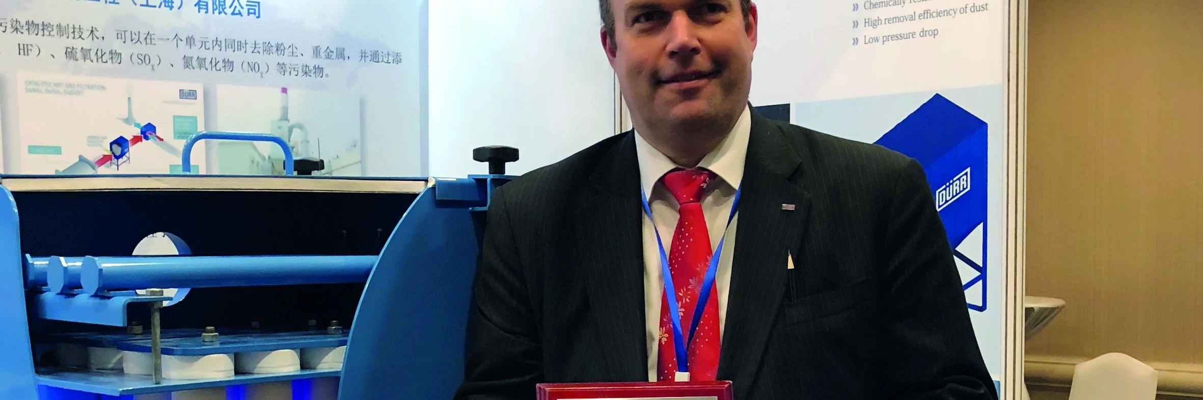 Harald Zysk with the Bluetech Award